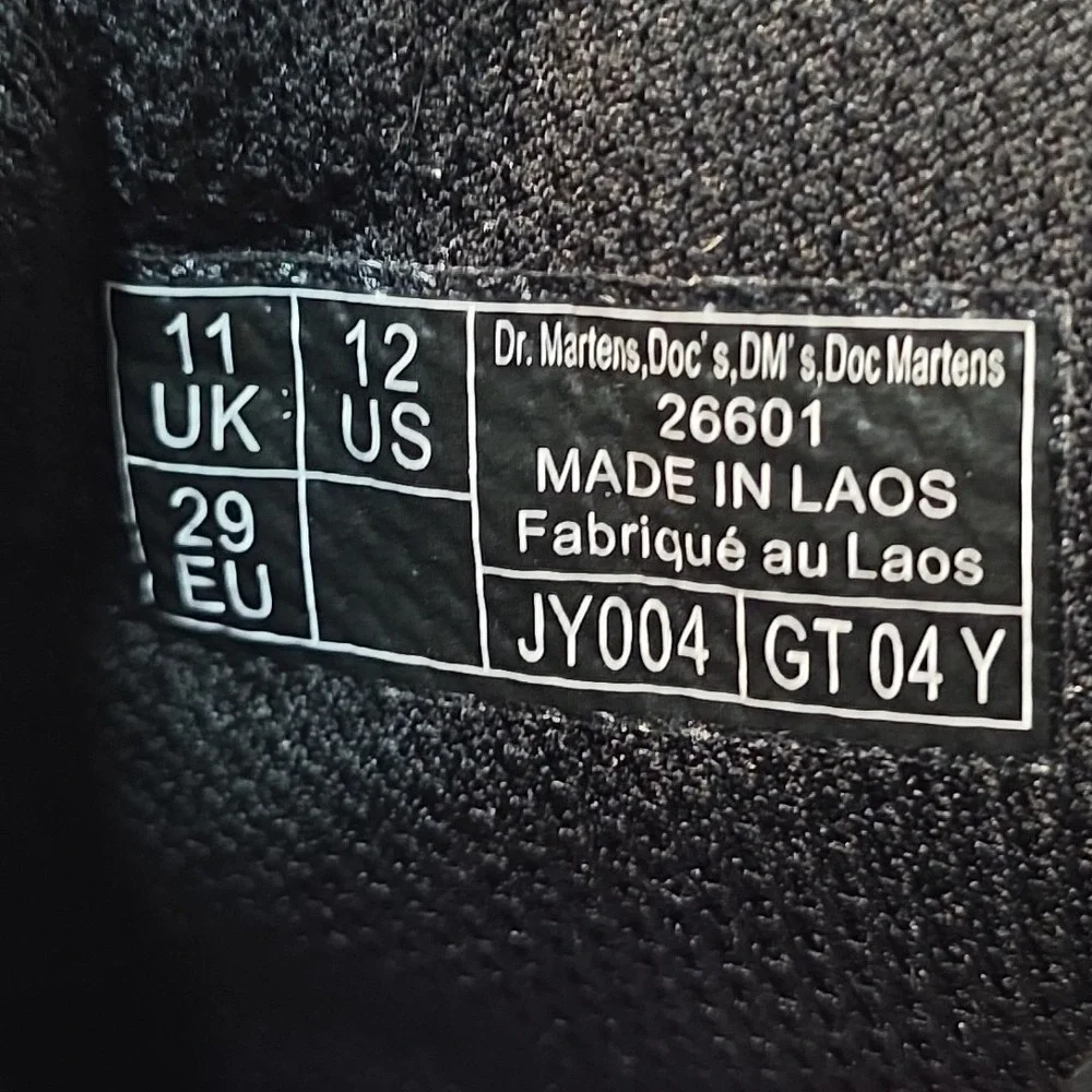 Dr. Martens ***very lightly
